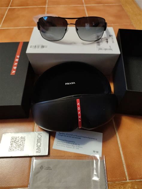 prada sport sunglasses 53ns 7ax5w1 black gray gradient|Prada Linea Rossa Grey Gradient Sport Men's .